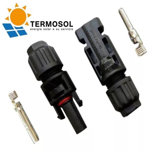 Conector MC4 Simple, 5 Pares Macho y Hembra - Termosol